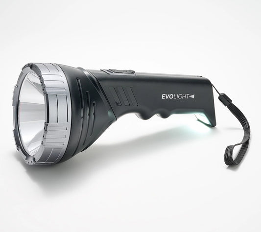 Evolight Rechargeable LED Flashlight with Power Bank – USB Emergency & Camping Light