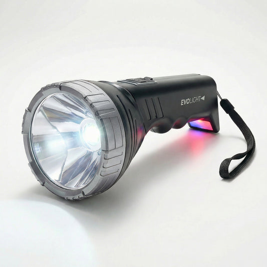 EVOLight Rechargeable Flashlight Power Bank – 800 Lumen Emergency Light w/ 4000mAh Phone Charger